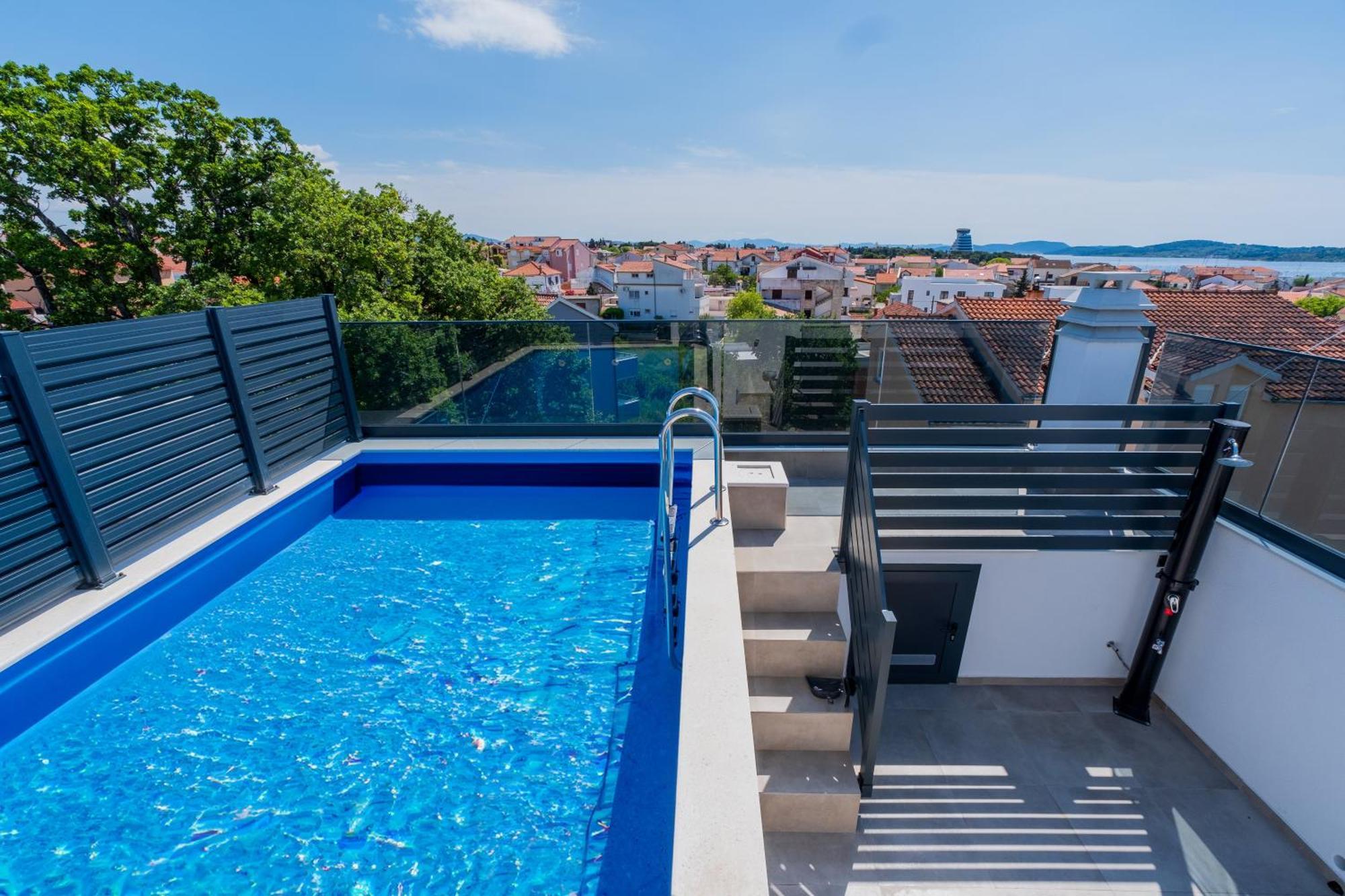 Three-Bedroom Premium Holiday Home Atmosfera With Private Pool&Sauna Vodice Esterno foto