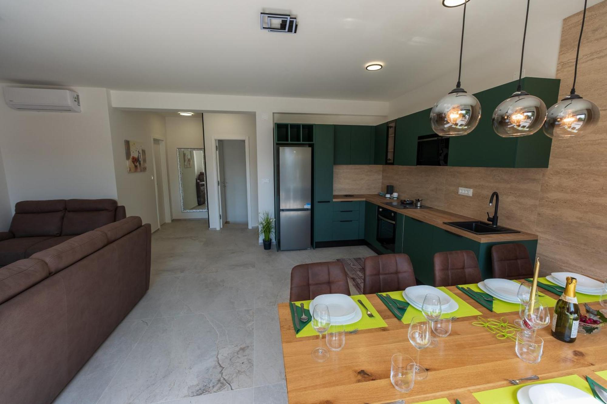 Three-Bedroom Premium Holiday Home Atmosfera With Private Pool&Sauna Vodice Esterno foto