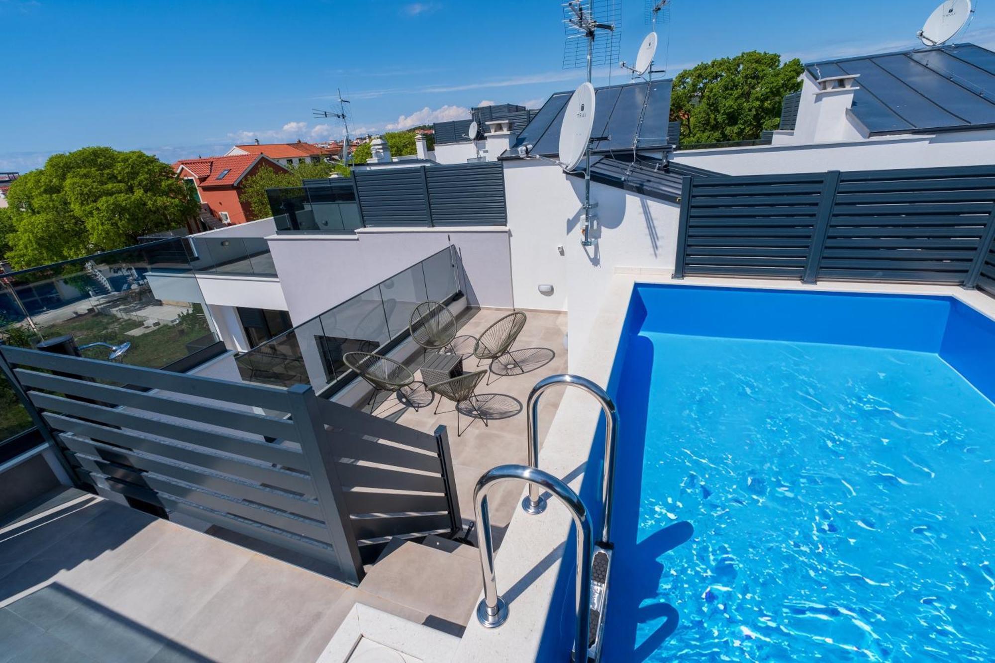 Three-Bedroom Premium Holiday Home Atmosfera With Private Pool&Sauna Vodice Esterno foto